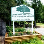 Lowe White Park Sign